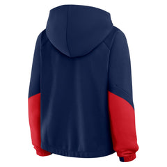 Navy Cleveland Guardians Fanatics Women's Oversized Time to Win Pullover Hoodie