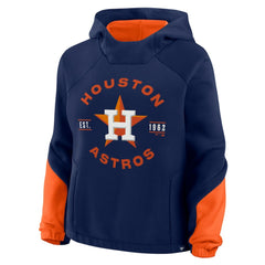 Navy Houston Astros Fanatics Women's Oversized Time to Win Pullover Hoodie