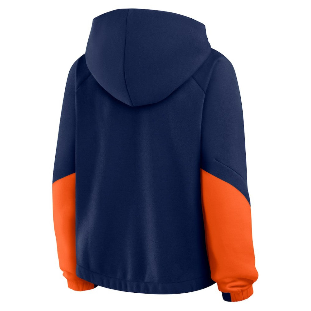Navy Houston Astros Fanatics Women's Oversized Time to Win Pullover Hoodie