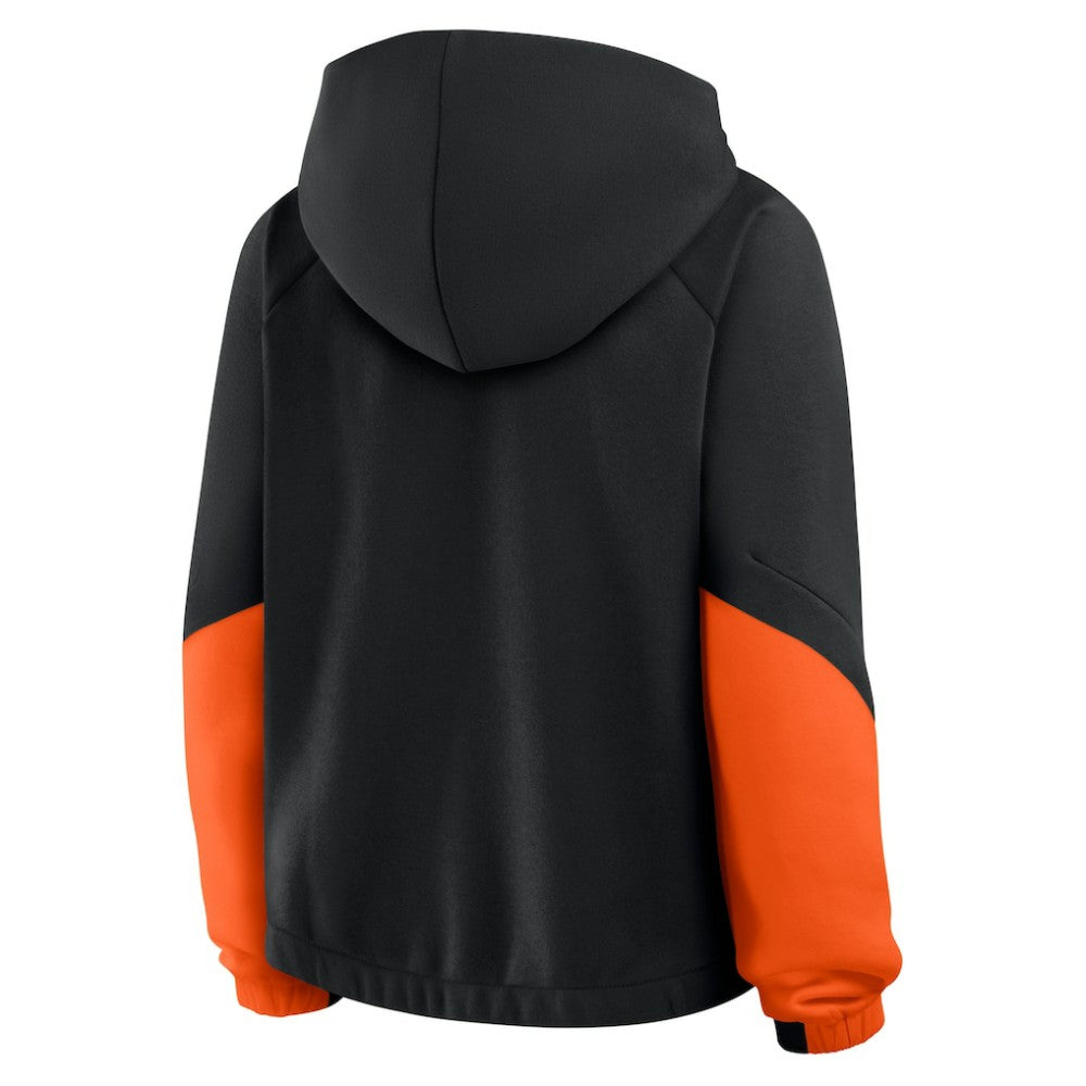 Black San Francisco Giants Fanatics Women's Oversized Time to Win Pullover Hoodie