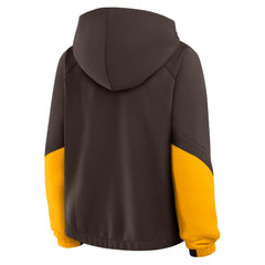 Brown San Diego Padres Fanatics Women's Oversized Time to Win Pullover Hoodie