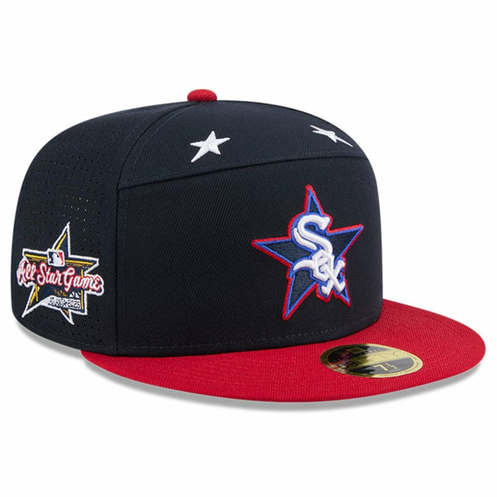 Navy/Red Chicago White Sox New Era 2025 MLB All-Star Game Workout Side Patch 59FIFTY Fitted Hat