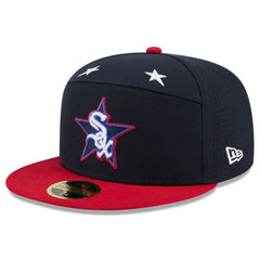 Navy/Red Chicago White Sox New Era 2025 MLB All-Star Game Workout Side Patch 59FIFTY Fitted Hat