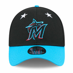 Black/Blue Miami Marlins New Era 2025 MLB All-Star Game 39THIRTY Flex Hat