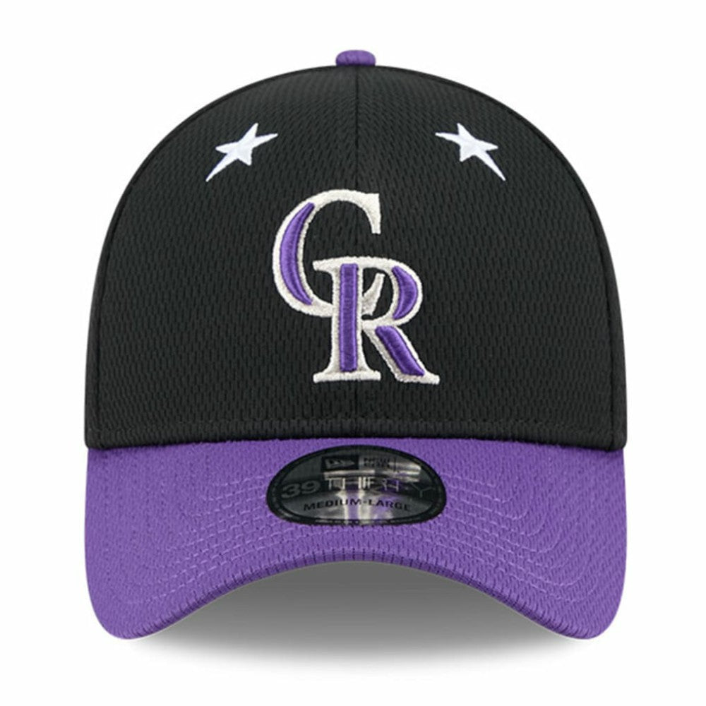 Black/Purple Colorado Rockies New Era 2025 MLB All-Star Game 39THIRTY Flex Hat