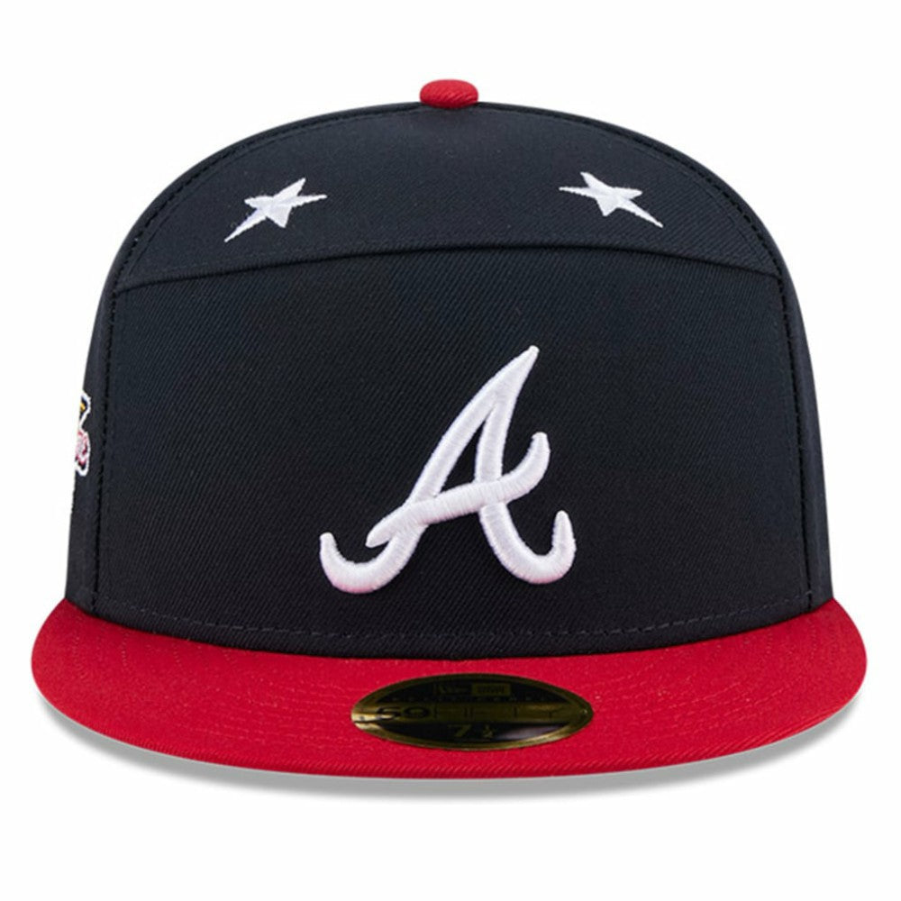Navy/Red Atlanta Braves New Era 2025 MLB All-Star Game Side Patch 59FIFTY Fitted Hat