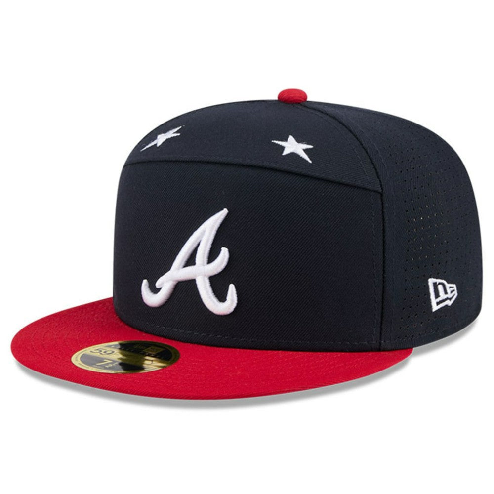 Navy/Red Atlanta Braves New Era 2025 MLB All-Star Game Side Patch 59FIFTY Fitted Hat