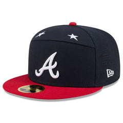 Navy/Red Atlanta Braves New Era 2025 MLB All-Star Game Side Patch 59FIFTY Fitted Hat