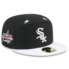 Black/White Chicago White Sox New Era 2025 MLB All-Star Game Side Patch 59FIFTY Fitted Hat