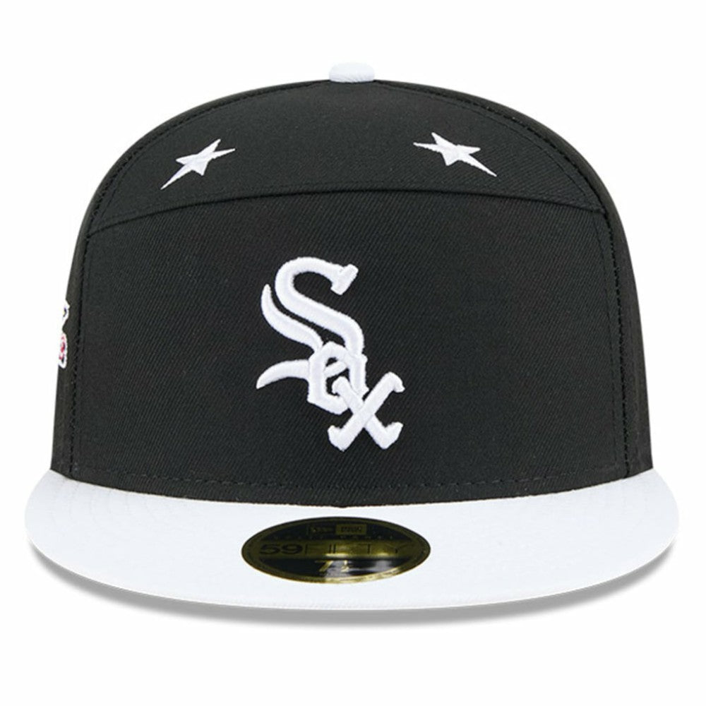 Black/White Chicago White Sox New Era 2025 MLB All-Star Game Side Patch 59FIFTY Fitted Hat