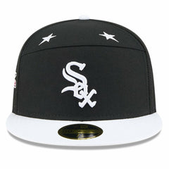 Black/White Chicago White Sox New Era 2025 MLB All-Star Game Side Patch 59FIFTY Fitted Hat