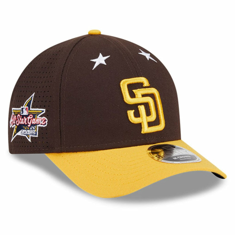 Brown/Gold San Diego Padres New Era 2025 MLB All-Star Game 9FORTY M-Crown Adjustable Hat