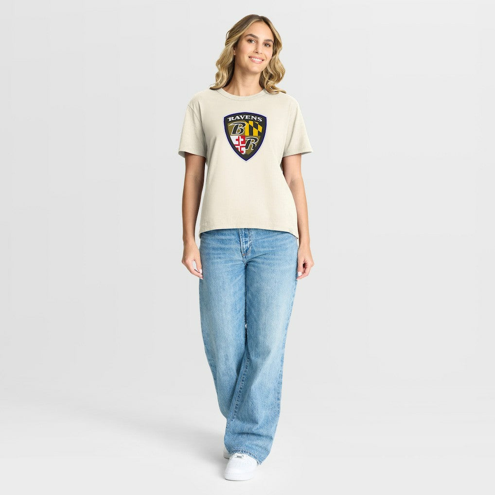 Women's Dove Legacy T-Shirt - Baltimore Ravens T-shirts