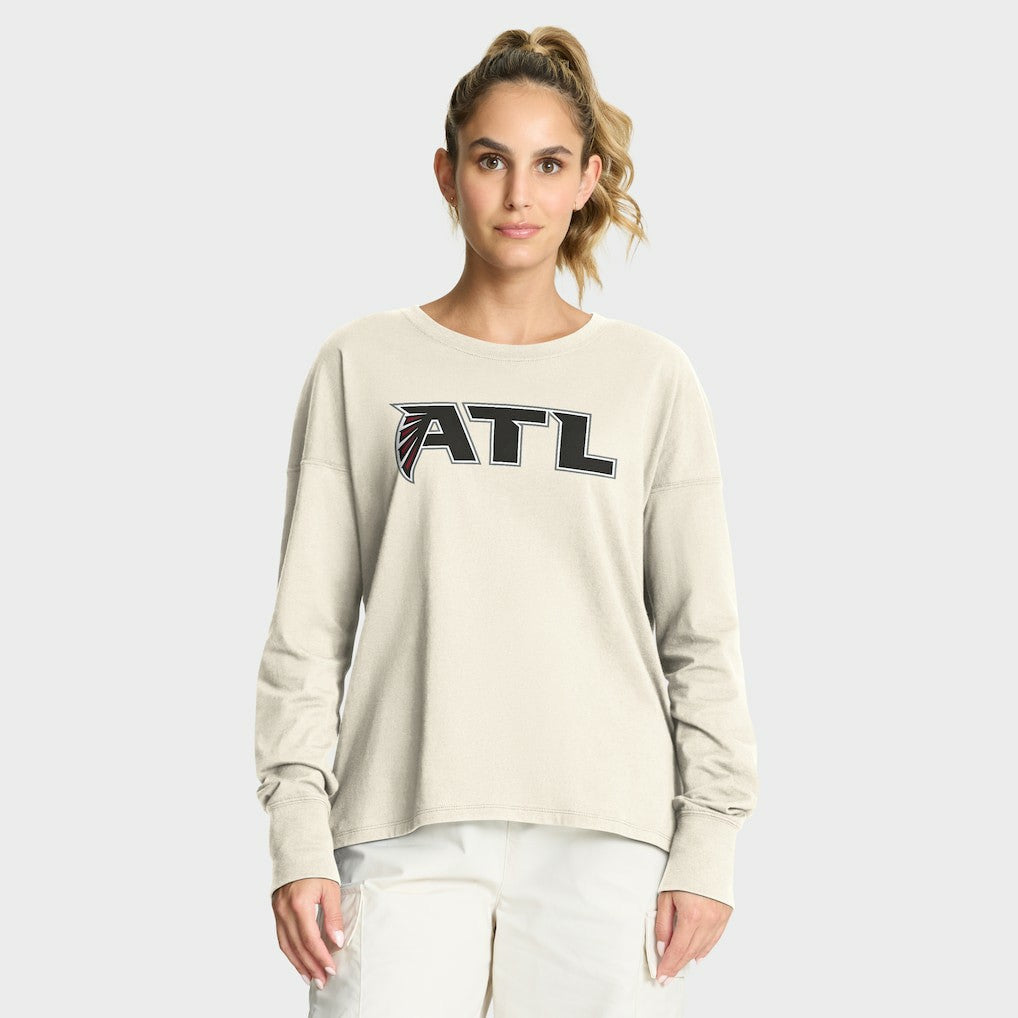 Women's Dove Legacy Long Sleeve T-Shirt - Atlanta Falcons T-shirts