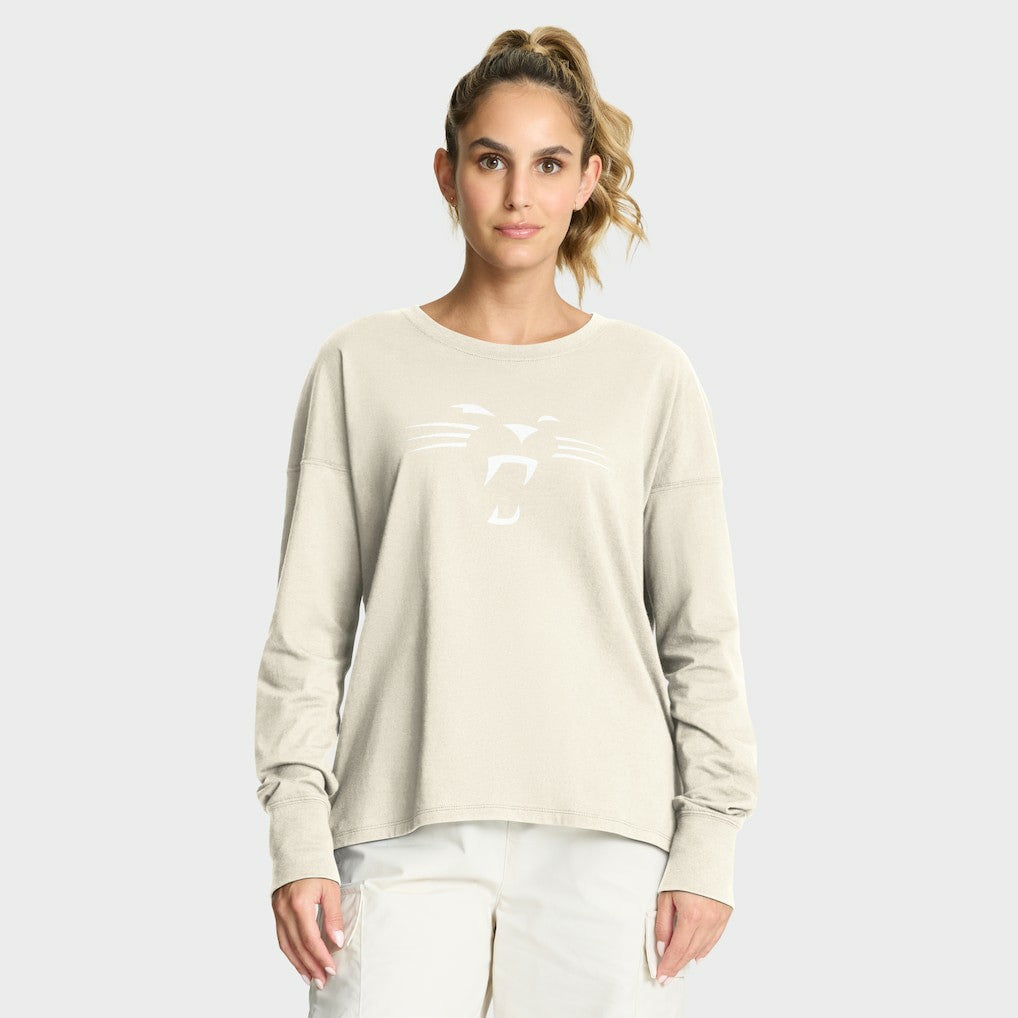 Women's Dove Legacy Long Sleeve T-Shirt - Carolina Panthers T-shirts