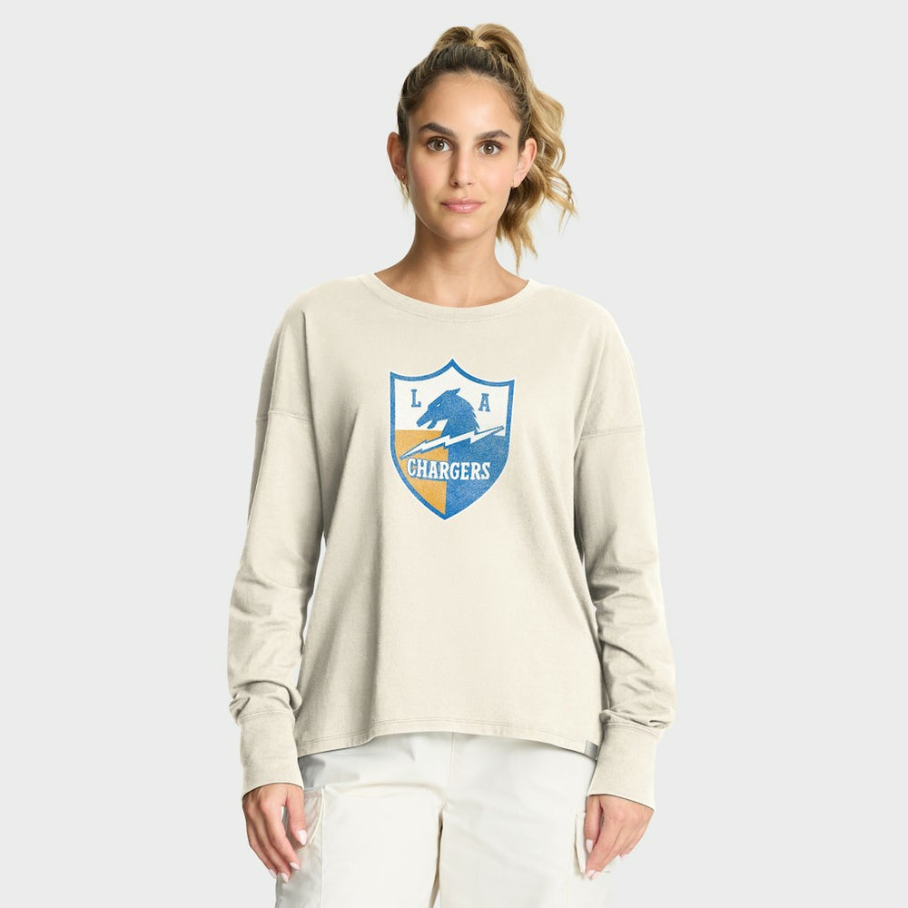 Women's Dove Legacy Long Sleeve T-Shirt - Los Angeles Chargers T-shirts
