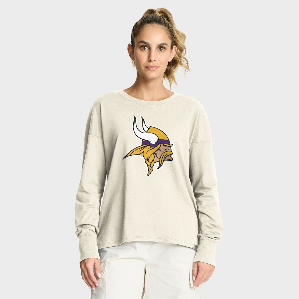 Women's Dove Legacy Long Sleeve T-Shirt - Minnesota Vikings T-shirts