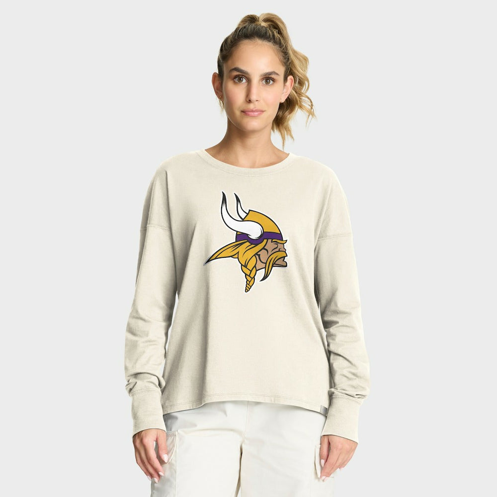 Women's Dove Legacy Long Sleeve T-Shirt - Minnesota Vikings T-shirts