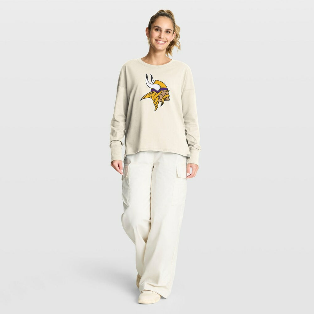 Women's Dove Legacy Long Sleeve T-Shirt - Minnesota Vikings T-shirts