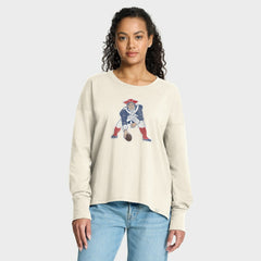 Women's Dove Legacy Long Sleeve T-Shirt - New England Patriots T-shirts