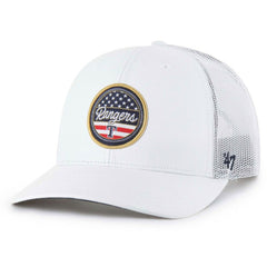 White Texas Rangers '47 Homage Adjustable Trucker Hat
