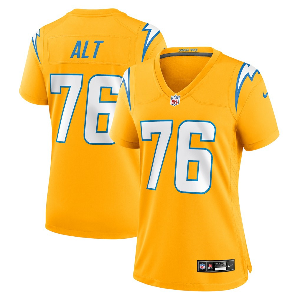 Joe Alt  Women's Alternate Charger Power Game Jersey - Los Angeles Chargers Jerseys