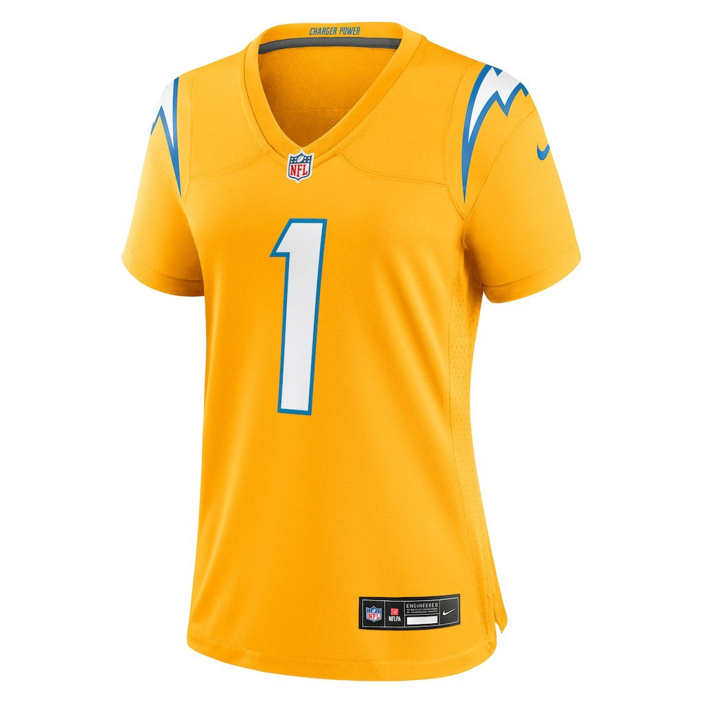 Quentin Johnston  Women's Alternate Charger Power Game Jersey - Los Angeles Chargers Jerseys