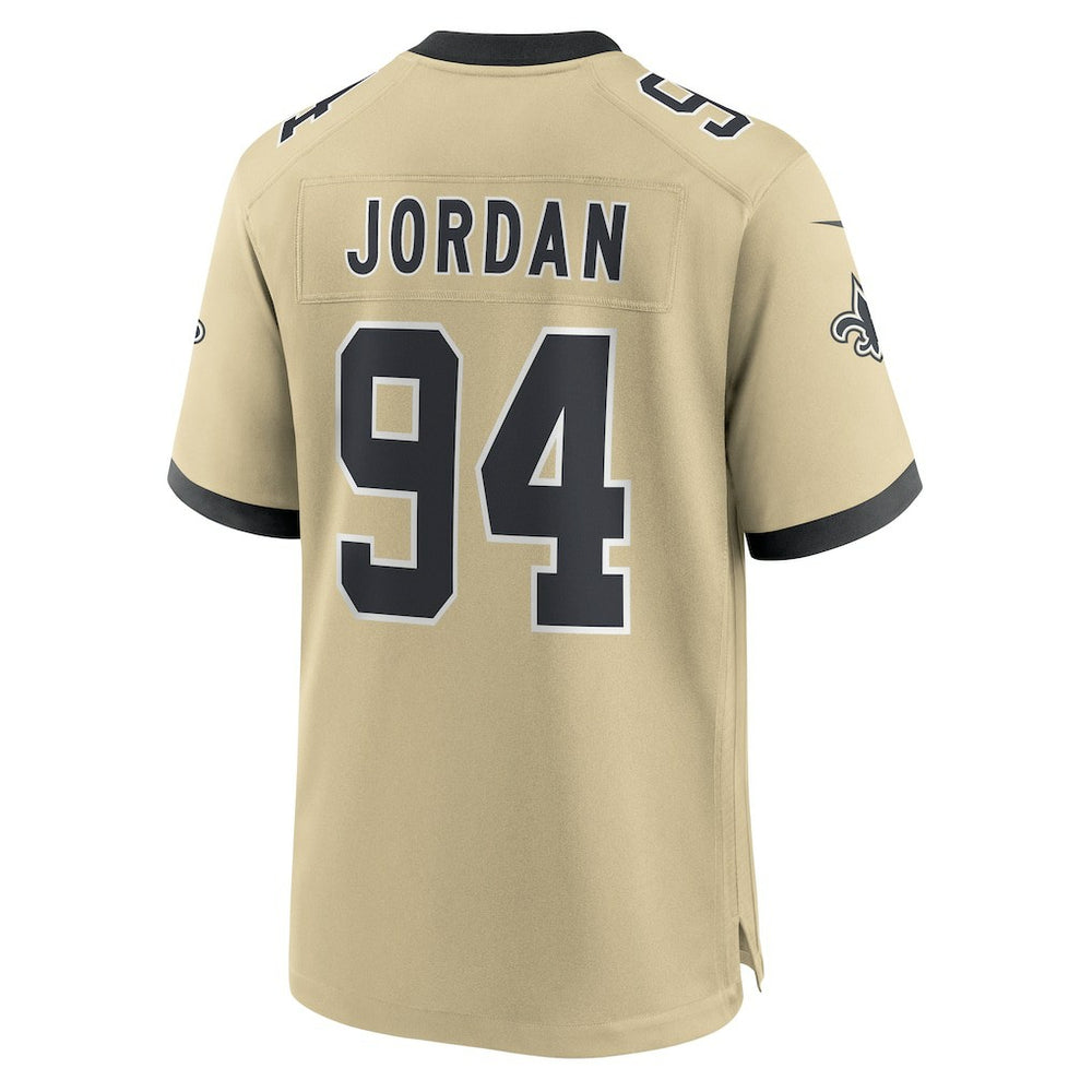 Cameron Jordan  Gameday Golds Alternate Game Player Jersey - New Orleans Saints Jerseys