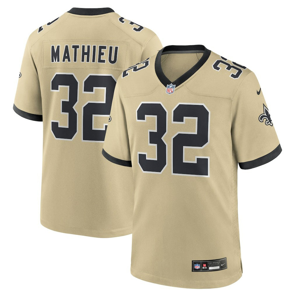 Tyrann Mathieu  Gameday Golds Alternate Game Player Jersey - New Orleans Saints Jerseys