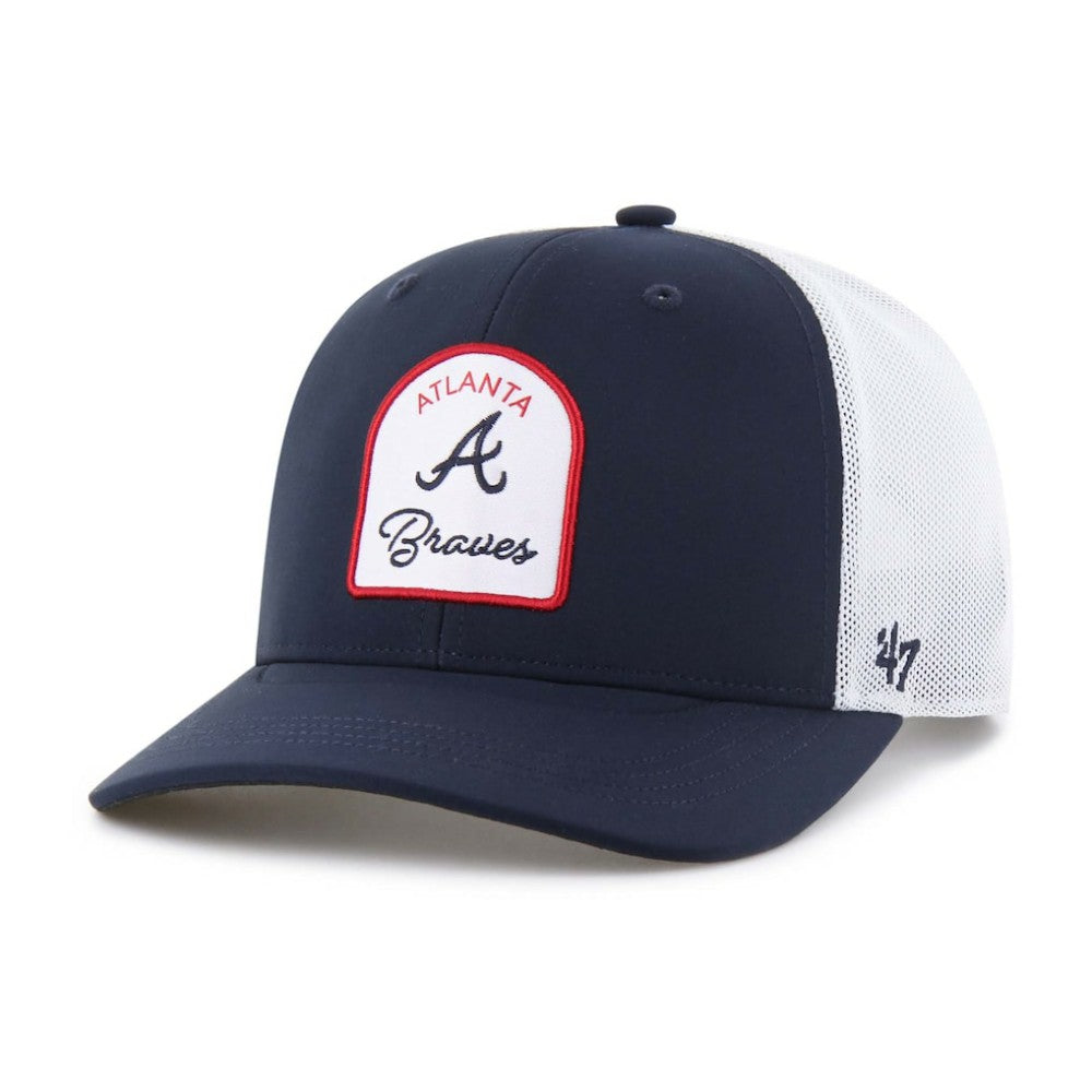 Navy Atlanta Braves '47 Gimmie Golf Trucker Adjustable Hat