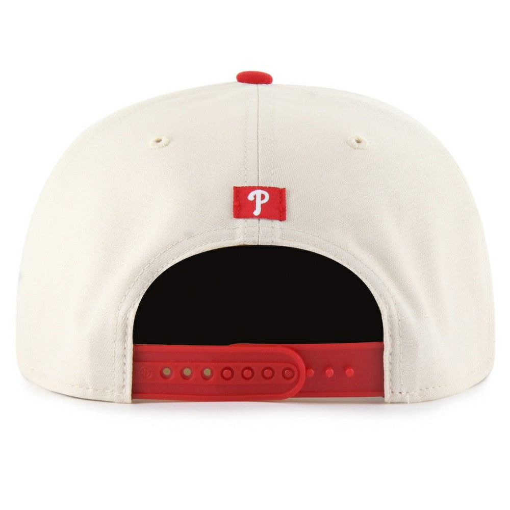 Natural Philadelphia Phillies '47 Payson Captain Snapback Hat