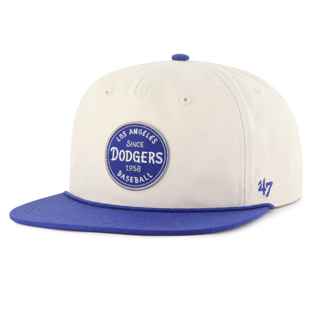 Cream Los Angeles Dodgers '47 Payson Captain Adjustable Hat