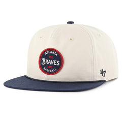 Natural Atlanta Braves '47 Payson Captain Adjustable Hat