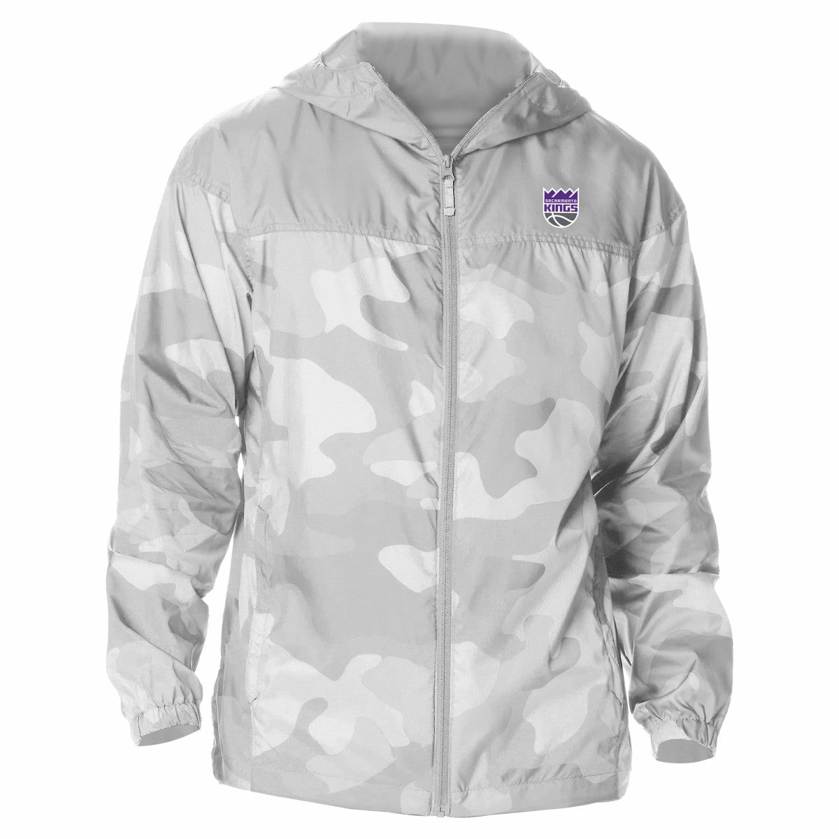 Columbia Sacramento Kings Camo Flash Challenger Windbreaker Full-Zip Jacket