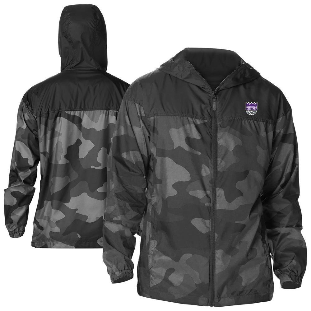 Columbia Sacramento Kings Camo Flash Challenger Windbreaker Full-Zip Jacket