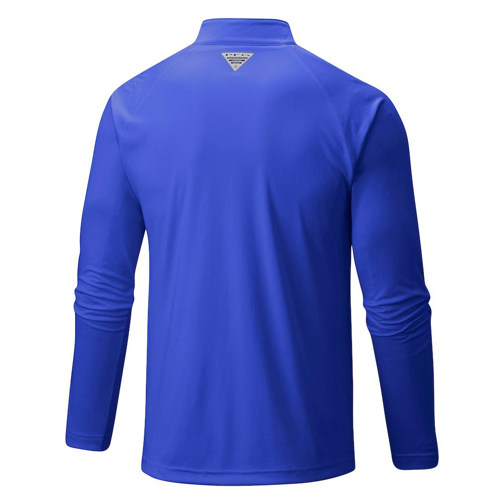Columbia Dallas Mavericks Terminal Tackle Raglan Omni-Shade Quarter-Zip Jacket sale