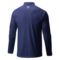 Columbia Denver Nuggets Terminal Tackle Raglan Omni-Shade Quarter-Zip Jacket sale