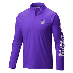 Columbia Sacramento Kings Terminal Tackle Raglan Omni-Shade Quarter-Zip Jacket
