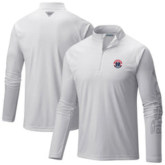 Columbia Washington Wizards Terminal Tackle Raglan Omni-Shade Quarter-Zip Jacket
