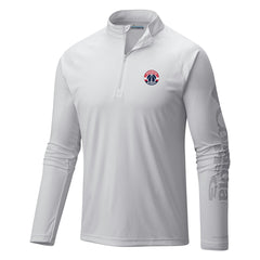 Columbia Washington Wizards Terminal Tackle Raglan Omni-Shade Quarter-Zip Jacket