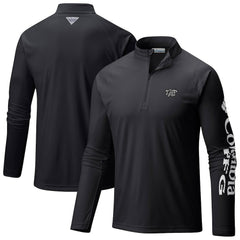 Columbia Brooklyn Nets Terminal Tackle Raglan Omni-Shade Quarter-Zip Jacket