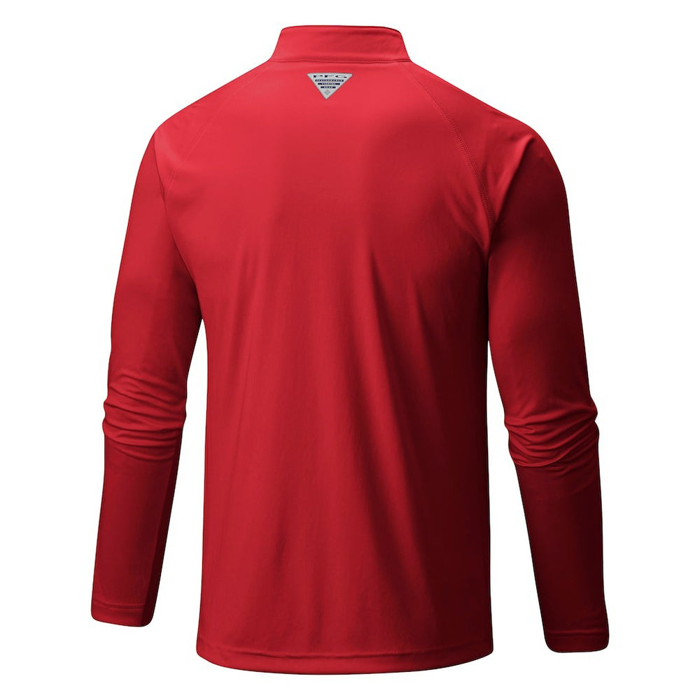 Columbia Atlanta Hawks Terminal Tackle Raglan Omni-Shade Quarter-Zip Jacket