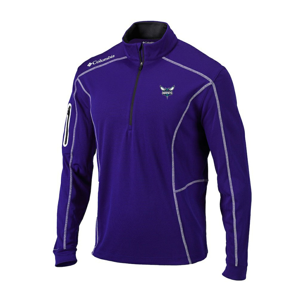 Columbia Charlotte Hornets Omni-Wick Shotgun Quarter-Zip Pullover
