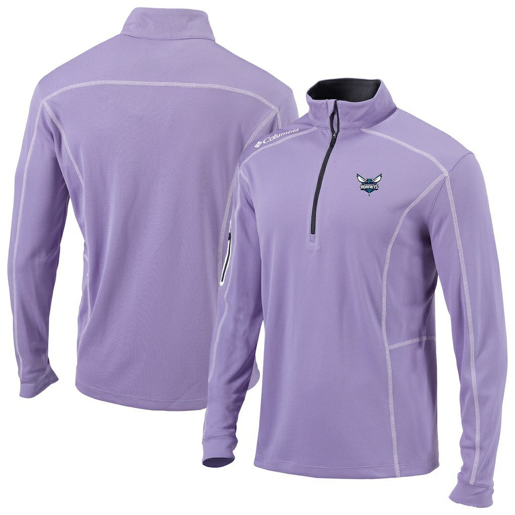 Columbia Charlotte Hornets Omni-Wick Shotgun Quarter-Zip Pullover