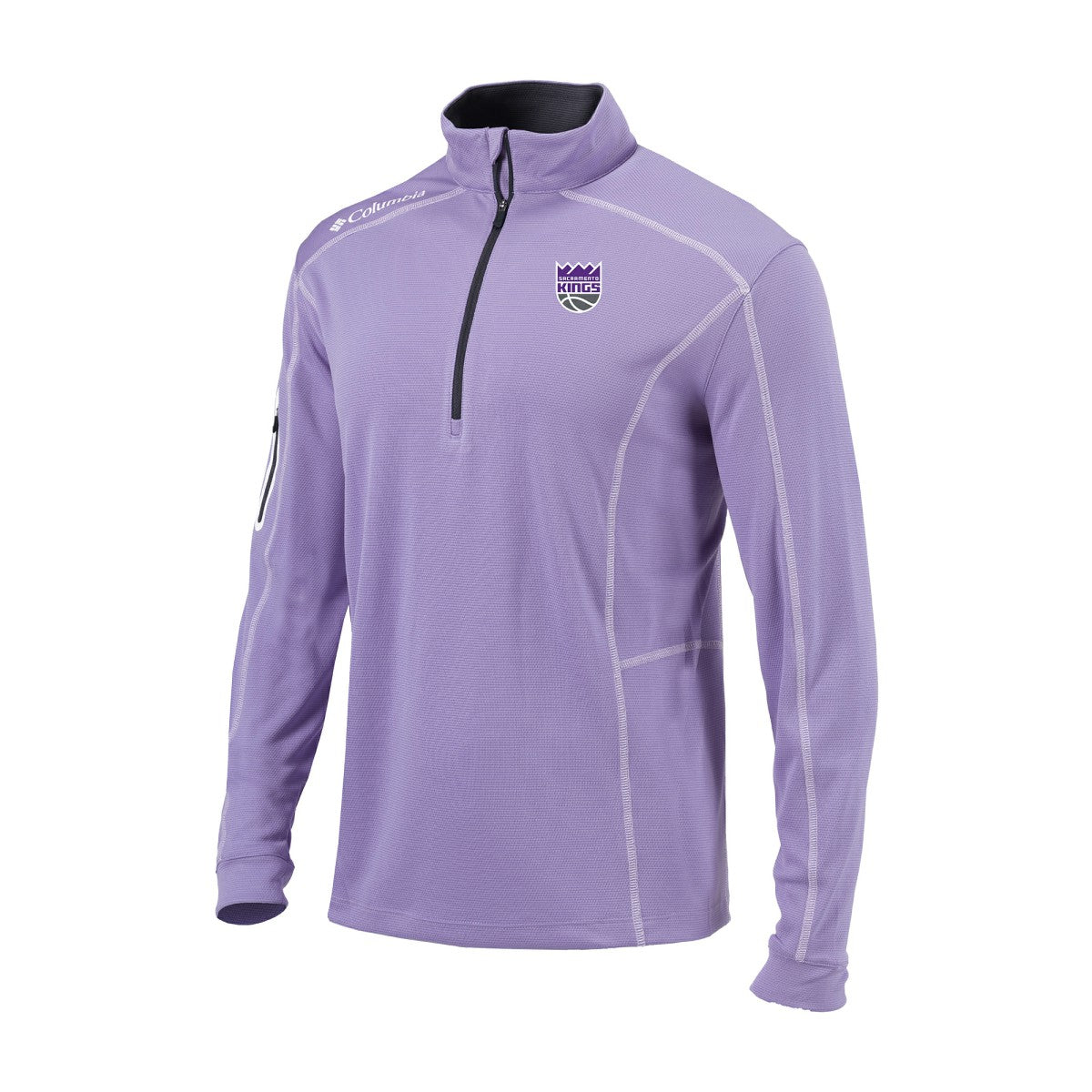 Columbia Sacramento Kings Omni-Wick Shotgun Quarter-Zip Pullover