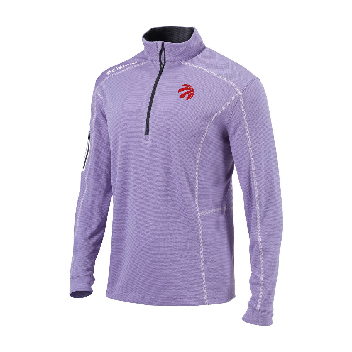Columbia Toronto Raptors Omni-Wick Shotgun Quarter-Zip Pullover