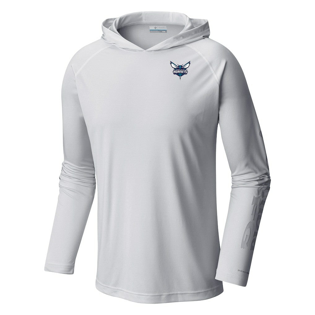 Columbia Charlotte Hornets Terminal Tackle Long Sleeve Hoodie T-Shirt