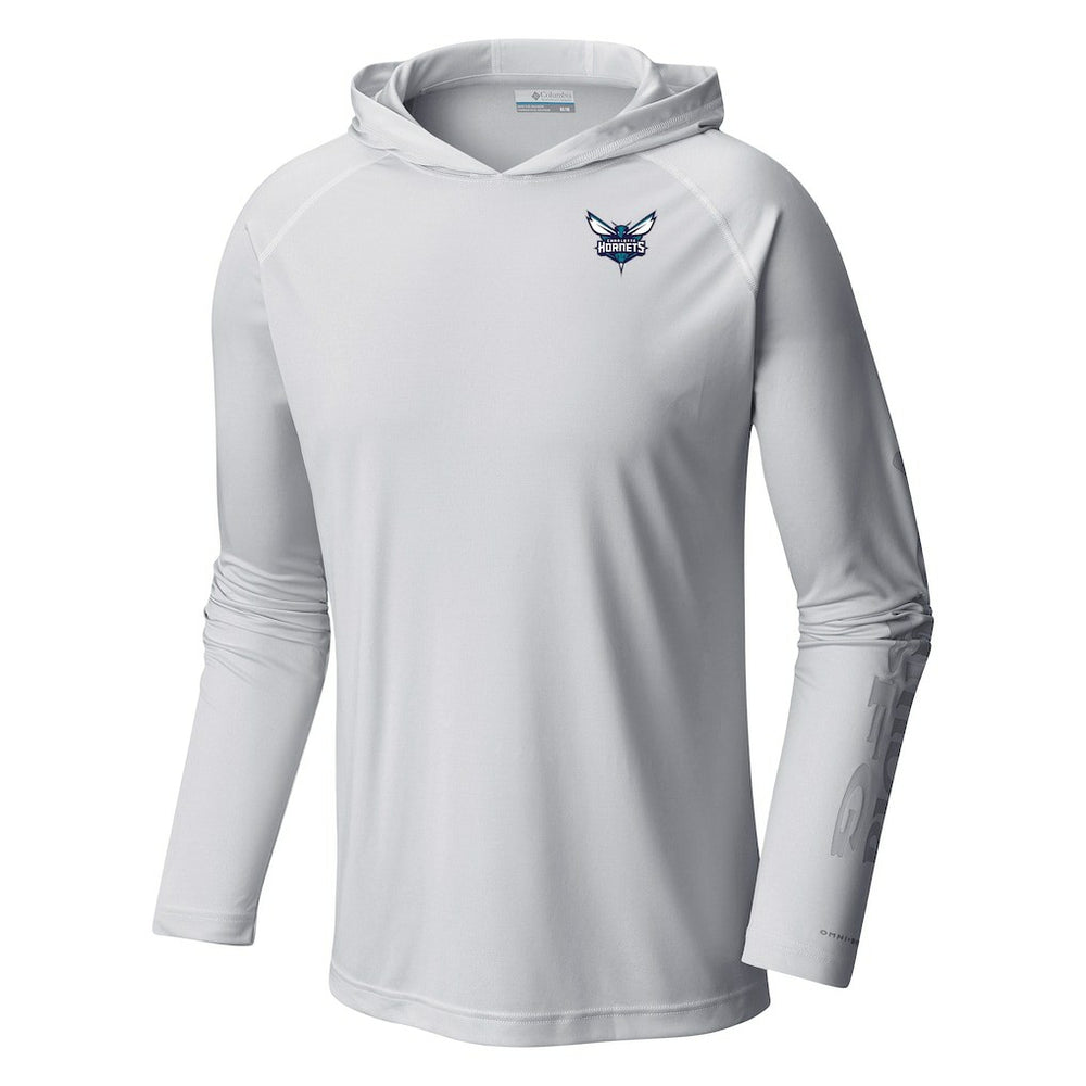 Columbia Charlotte Hornets Terminal Tackle Long Sleeve Hoodie T-Shirt