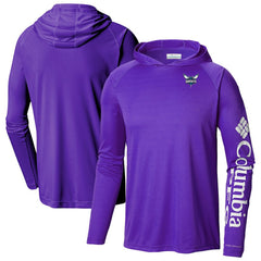 Columbia Charlotte Hornets Terminal Tackle Long Sleeve Hoodie T-Shirt