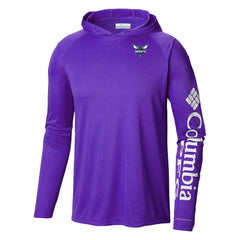 Columbia Charlotte Hornets Terminal Tackle Long Sleeve Hoodie T-Shirt